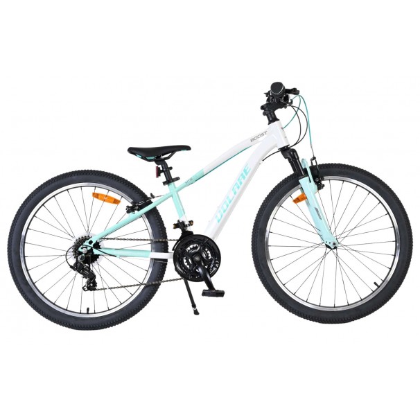 Volare Boost Kinderfiets 24 inch Wit/Mintgroen 21 Speed Volare Boost Kinderfiets 24 inch Wit/Mintgroen 21 Speed